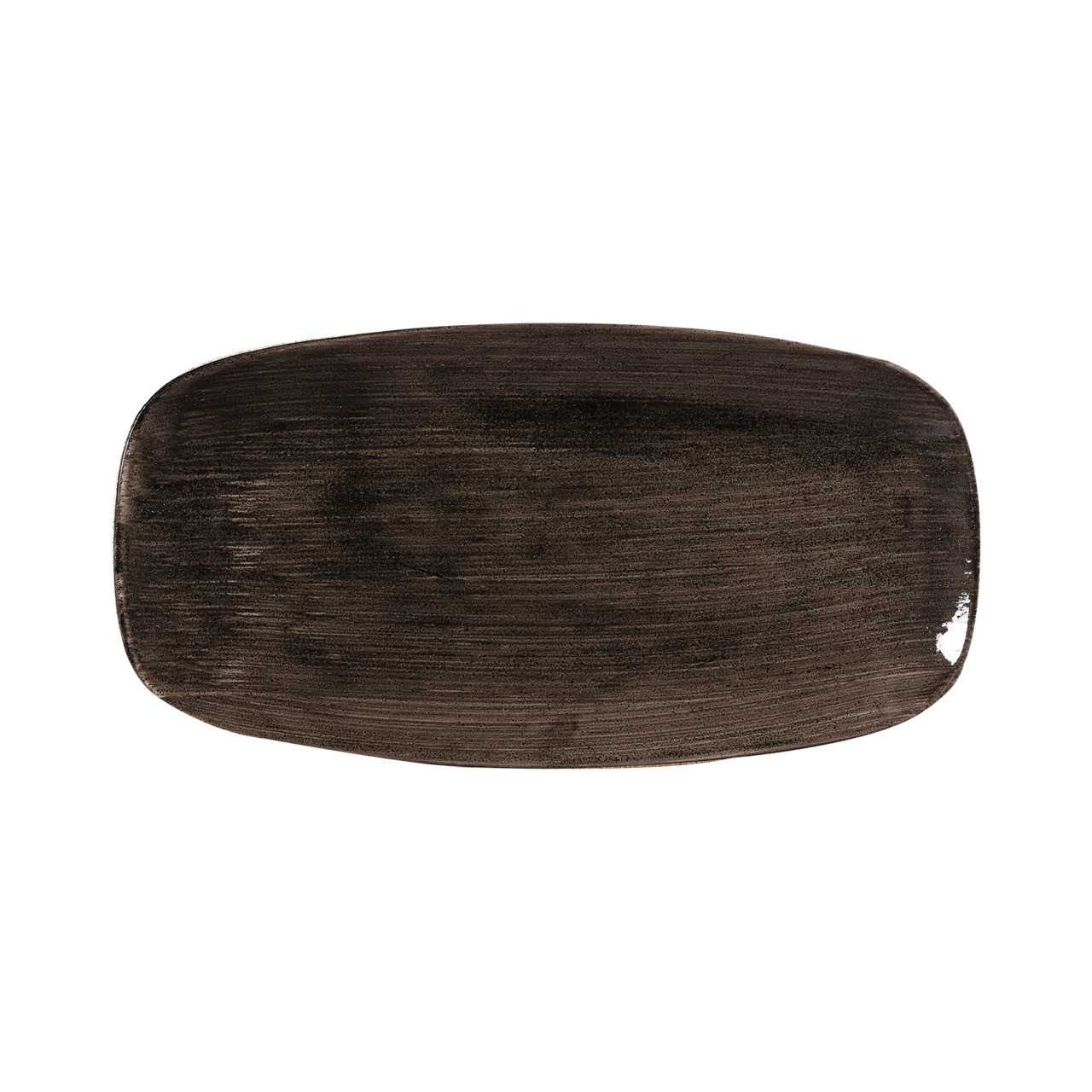 Stonecast Patina, Teller Chefs rechteckig 298 x 153 mm Iron Black